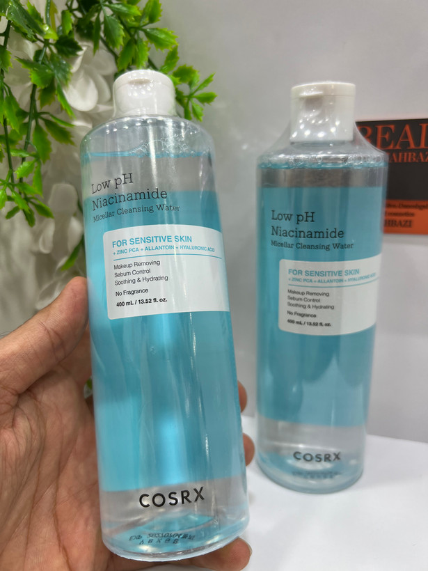 میسلار واتر نیاسینامید کوزارکس Low pH پوست حساس ۴۰۰ میلیلیتر