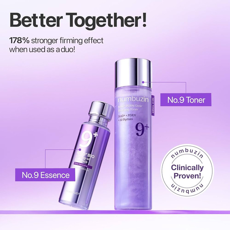 تونر جوانساز و آبرسان نامبوزین شماره 9 +NAD PDRN Glow Boosting Toner