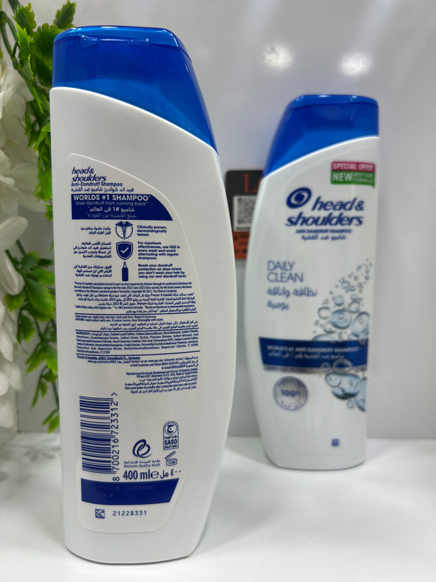 شامپو ضد شوره هد اند شولدرز مدل Daily Clean مناسب استفاده روزانه | 400 میلیلیتر