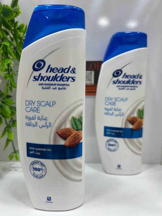 شامپو ضد شوره هد اند شولدرز مدل Dry Scalp Care با روغن بادام | مناسب پوست سر خشک | 400 میلیلیتر