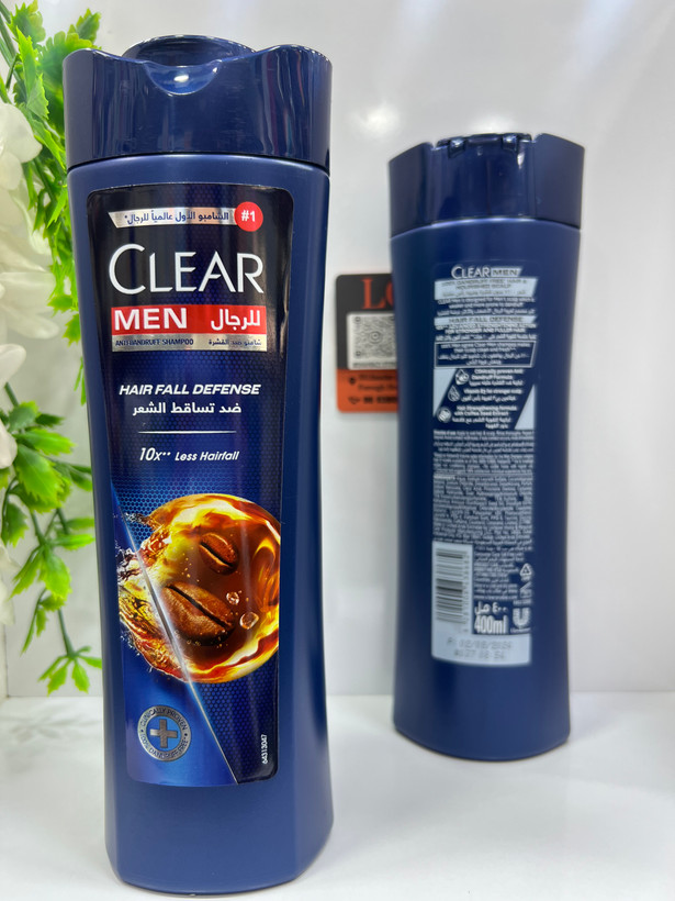 شامپو ضد شوره مردانه کلیر مدل Hair Fall Defense ضد ریزش 400 میلیلیتر